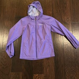 Columbia girls medium 10/12 rain jacket never worn nwot